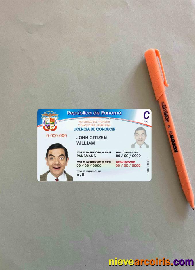 Panama driving license photolook